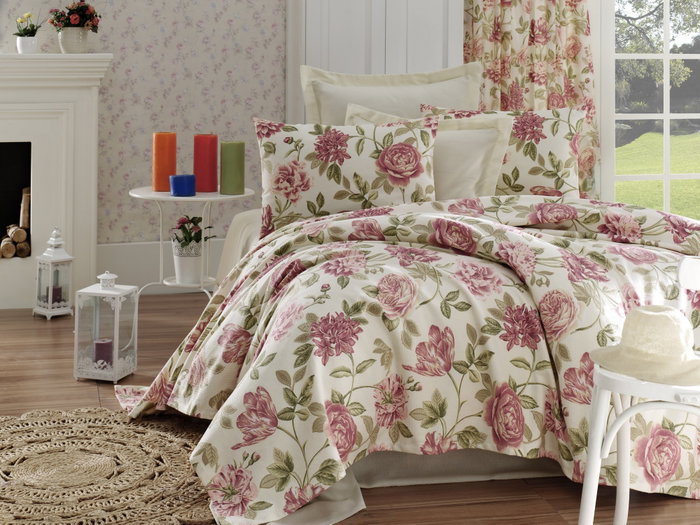 L'essentiel linge de maison Piqué sencillo Care - Rosa